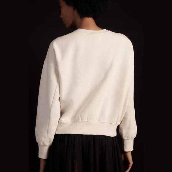 NEW Maeve Size XL Embellished Collar Pullover - Peach - Picture 3 of 7